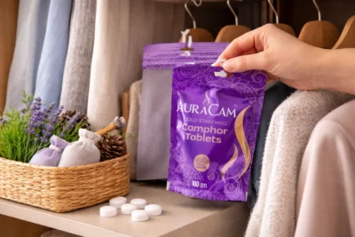 Say Goodbye to Musty Wardrobes with This Simple Camphor Tablets Pouch Trick