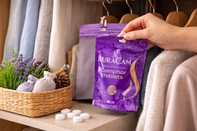 Say Goodbye to Musty Wardrobes with This Simple Camphor Tablets Pouch Trick