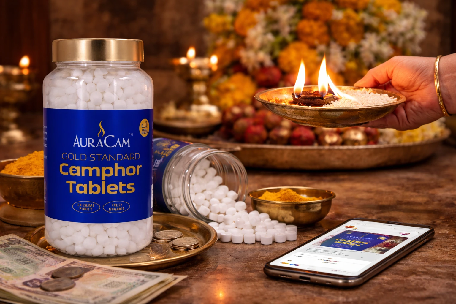 Buy Authentic Bhimseni Kapoor Online at the Best Price