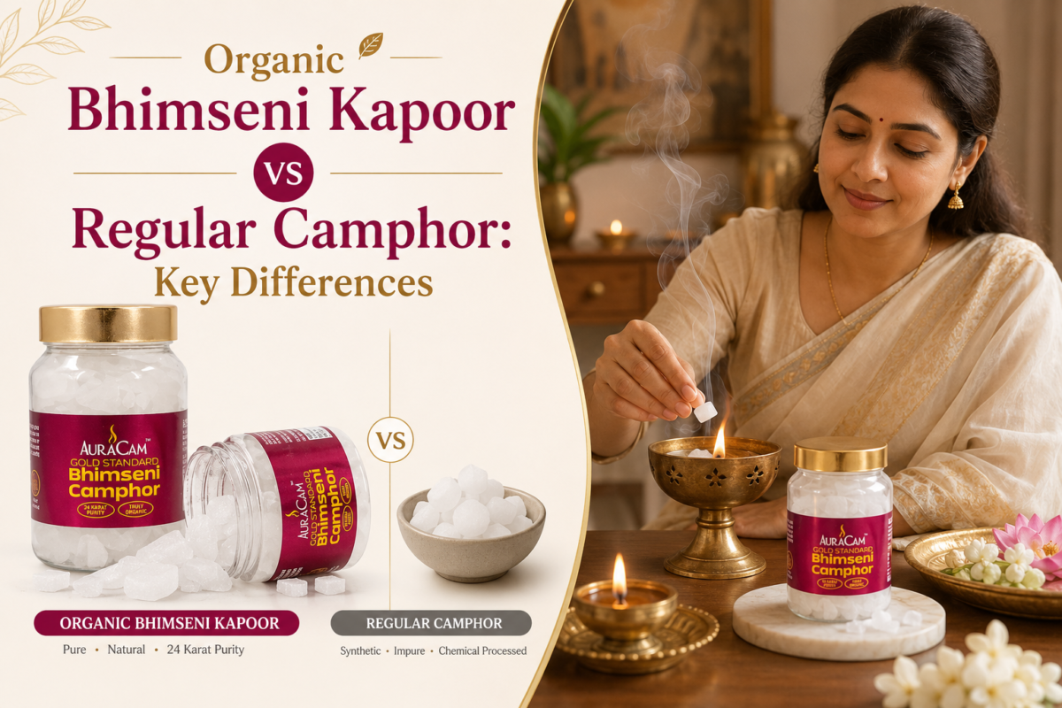 Organic Bhimseni Kapoor vs Regular Camphor Key Differences