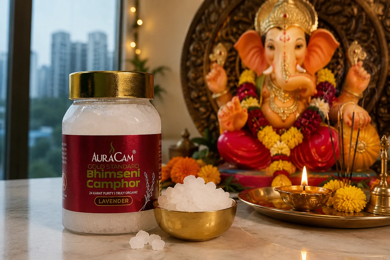 Best Bhimseni Kapoor for Ganpati Aarti in Mumbai Homes