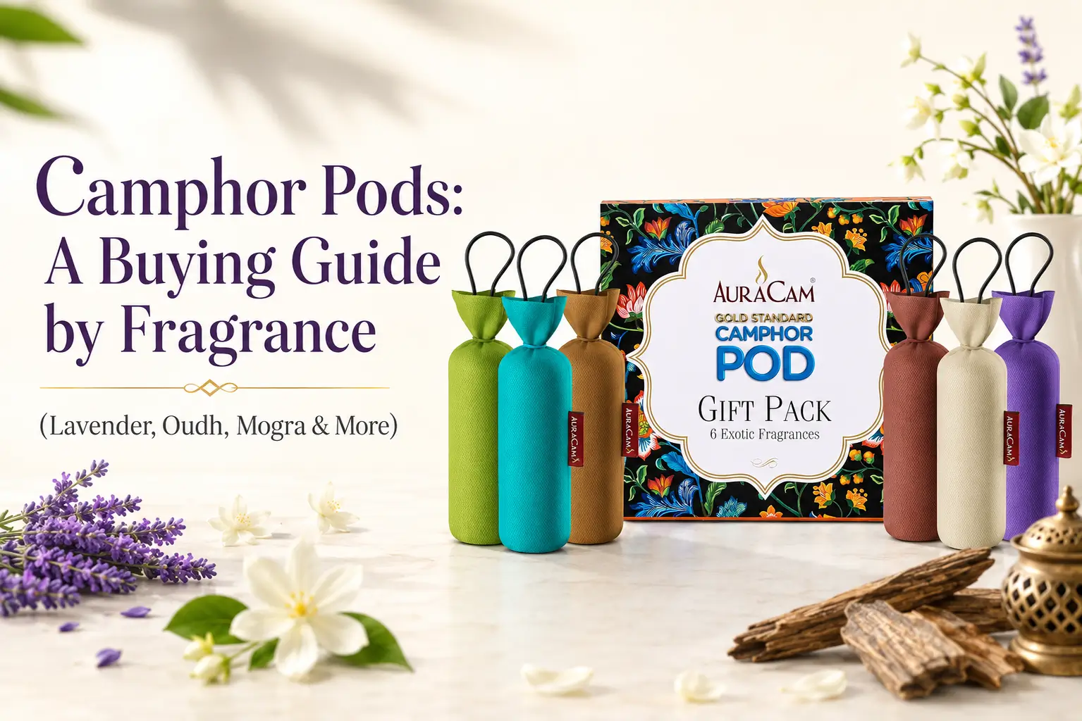 Camphor Pods: A Buying Guide by Fragrance (Lavender, Oudh, Mogra & More)